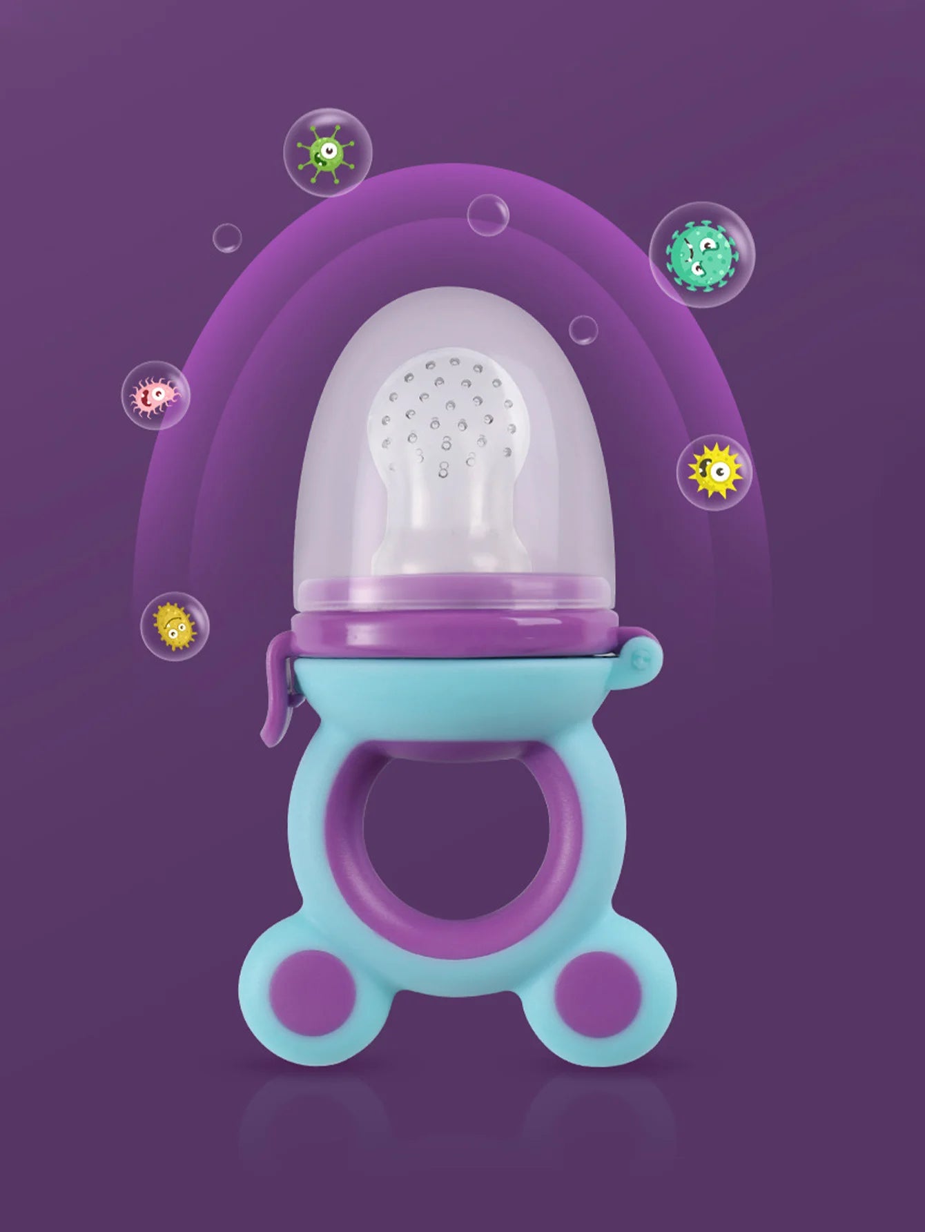 Tétine d’alimentation en silicone BabyGigi 🍓 | Mangez fruits & légumes en toute sécurité