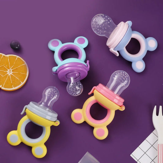 Tétine d’alimentation en silicone BabyGigi 🍓 | Mangez fruits & légumes en toute sécurité